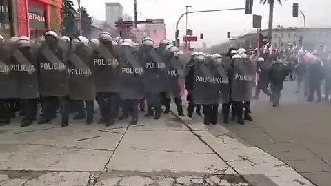 The Independent March in Warsaw, Poland