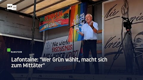 Ende dem US-Vasallentum! –Lafontaine hält Rede bei Ramstein-Demo