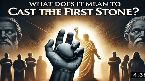 What Does It Mean To Cast The First Stone