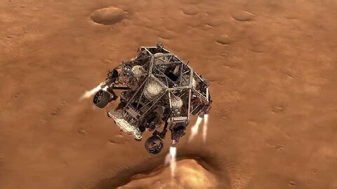 Perseverance Rover's Descent and Touchdown on Mars (Official NASA Video)