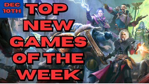 Top New Games of the Week:10thDecember 2023| Game Siren #warhammer40k #roguetrader #avatar #newgames