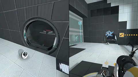 My brother kills me then laughs #portal2