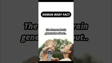 Human Body Fact. #subscribe #shorts #brain #electrical #lightbulb