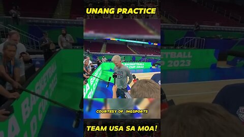 Unang Practice ng Team USA para sa FibaWorldCup #shorts #teamusa #fiba2023