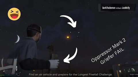 Oppressor Mk2 Griefer OWNED By a Level 43 in GTA Online - Trolling Griefers Who Failed