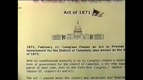 Breaking News: 1871 Corporation Of The United States Exposed