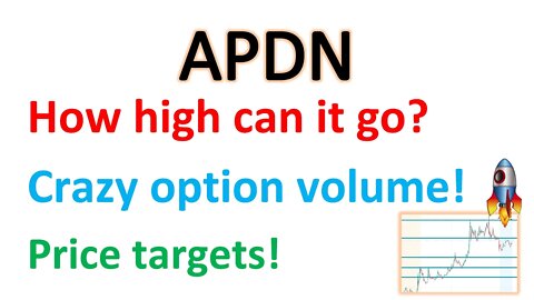 #APDN 🔥 How high can it go! Crazy option chain! Are you late to the party? #monkeypoxvaccine