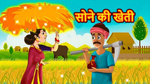 सोने की खेती !sone ki kheti!moral stories! hindi kahaniya!fairytales!jadui kahaniya! hindi kahaniya