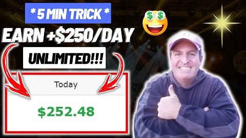 *5-MINUTE TRICK* To Earn +$250 EVERY DAY! (Make Money Online 2022) #shorts