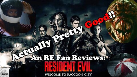 NOT BAD! Resident Evil: Welcome to Raccoon City Movie Review!!