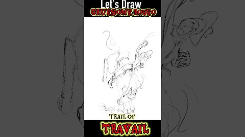 SHORTS: Let's Draw WATCHER of the DAMNED: Trail of Travail - "Gruesome Rodeo"