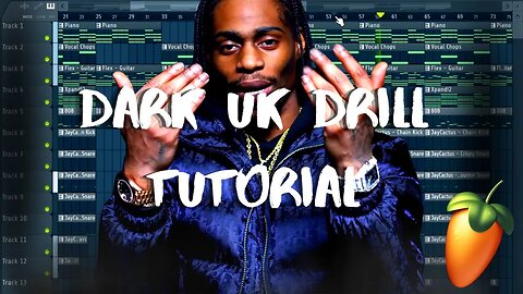 HOW TO MAKE DARK UK DRILL BEAT FOR RUSS MILLIONS! (FL STUDIO TUTORIAL)