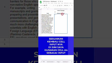 Deteksi Bahasa dan Langsung Menerjemahkannya - Google Sheets Tips & Tricks 18 #belajaronline