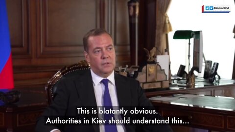 Medvedev: "Ukraine's refusal to negotiate risks resulting in the loss of its national sovereignty"