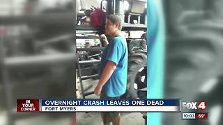 Overnight Crash Leaves one Dead