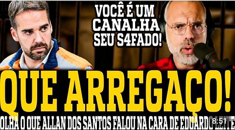 LOOK WHAT ALLAN DOS SANTOS SAID TO EDUARDO LEITE'S FACE