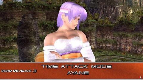 Dead or Alive 3: Time Attack Mode - Ayane