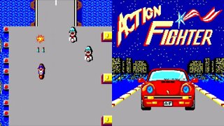 1986 Action Fighter Arcade Game. SEGA Master System. Classic No Commentary Gameplay. | Piso games