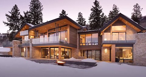 Stunning modern Swiss chalet at the revered Maroon Creek Club, Aspen, CO