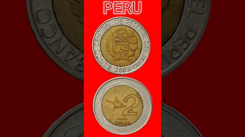 PERU 2 SOLES 2003.#shorts @COINNOTESZ #peru