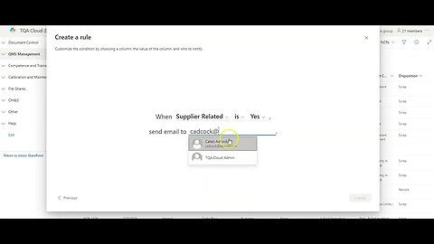 Streamlined Supplier-Related NCR Alerts: TQA Cloud's Customized Email Notifications