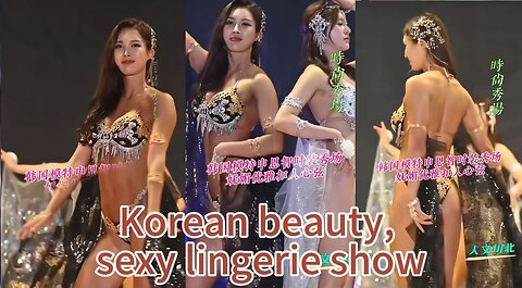 4K, korean beauty, sexy lingerie show