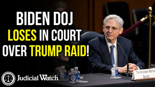 Biden DOJ Loses in Court Over Trump Raid!