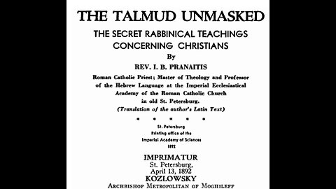 The Talmud Explained 1892