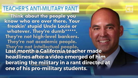 Locals Rip Into Teacher Over Profane Anti-Military Rant