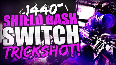 1440 "Shield-Bash-Switch" TRICKSHOT! *INSANE* First Try! Unique Hardpoint Shot! (COD: AW)