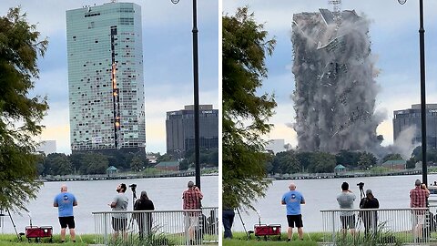 Fascinating video show Capital One Building implosion