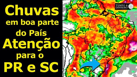 INMET emite alerta Vermelho de perigo de chuvas para cinco estados!