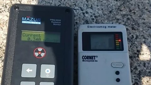 China Lake EQ, On Scene, Testing Radiation