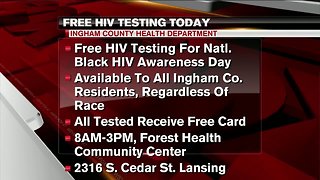 Free HIV testing today