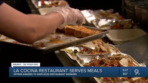 La Cocina restaurant serves free meals to other restaurant workers out-of-work