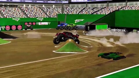 Monster Jam Freestyle #8 BeamNG.Drive Monster Jam #beamngdrive #monsterjam