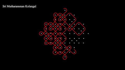 9 க்கு 5 புள்ளி கம்பிக் கோலம் | 9 by 5 Pulli Kambi Kolam #SamethaSriMutharamman #SriMutharamman