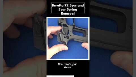 Firearms Gunsmithing: Beretta 92 FS Sear removal