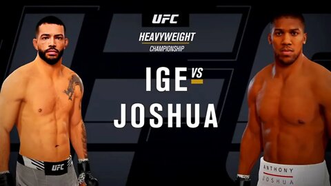 EA Sports UFC 4 Gameplay Anthony Joshua vs Dan Ige