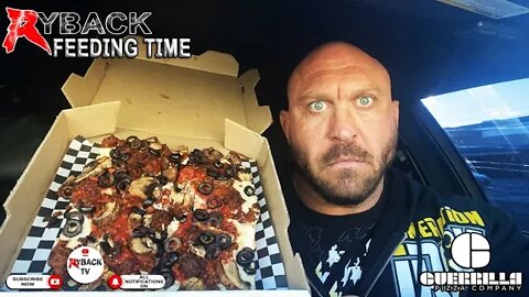 Ryback Feeding Time: Guerrilla Pizza Deep Dish Pizza with Garlic Knots