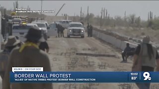 Federal agents, demonstrators clash at border wall protest