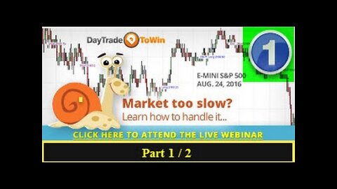 How to Trade Slow Moving Choppy Markets Part 1