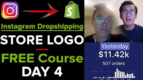 [Free Course 4/21] Instagram Dropshipping – How To Make LOGO for Ecommerce Store | Shopify Dropship