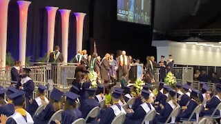 Steinbrenner High senior takes a long-awaited walk across the stage