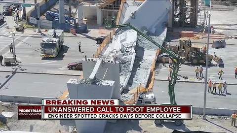 FDOT warned about FIU bridge cracking 2 days before fatal collapse - but didn't hear voicemail