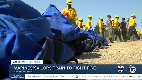 Marines and Sailors to fight Creek Fire