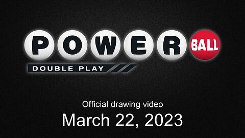 Powerball Double Play drawing for March 22, 2023