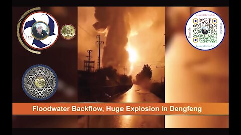 Floodwater Backflow, Mushroom Cloud In Dengfeng City