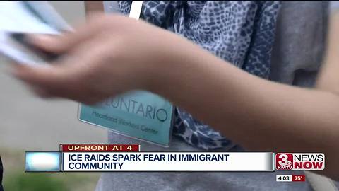 ICE raids spark fear in immigrant community 4pm