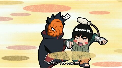 Rock Lee vs Obito Chini Naruto Video